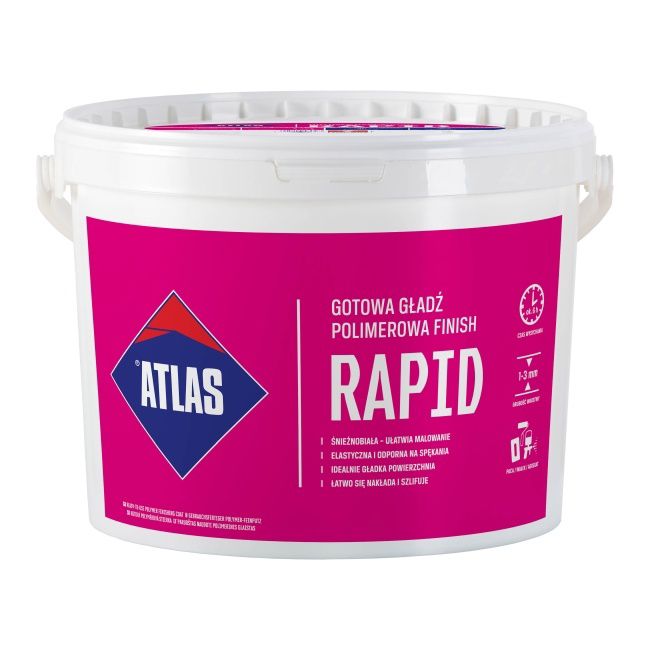 Klar Spartelmasse Rapid 25 kg Hvid