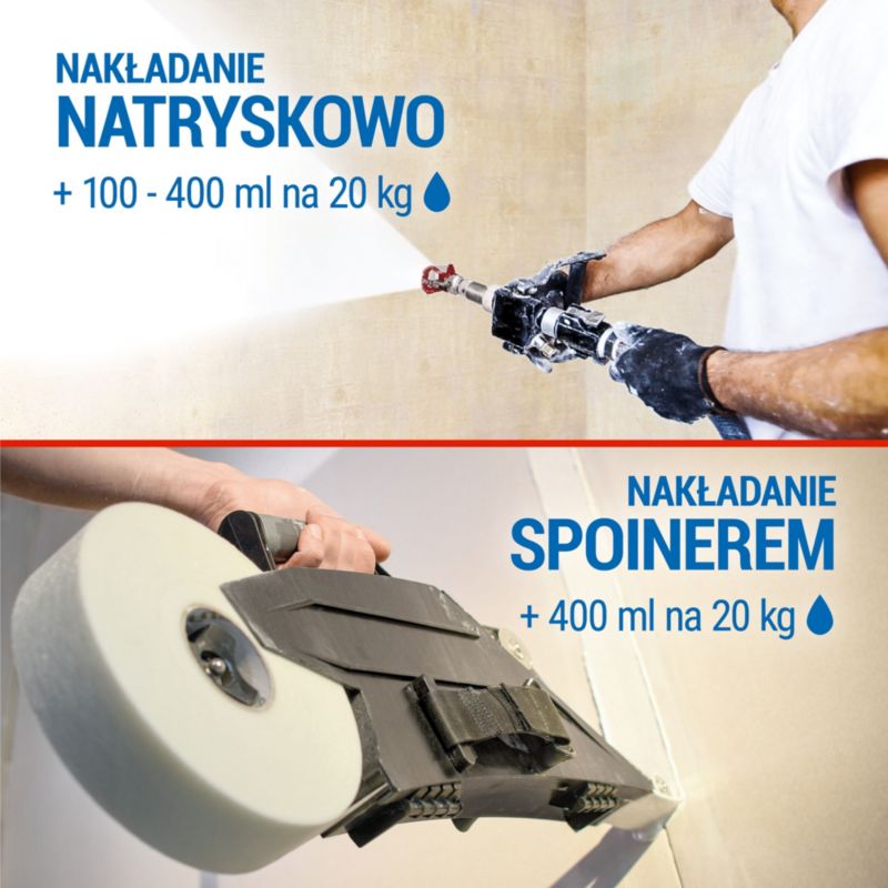 Klarspartelmasse A-2 20 kg Hvid