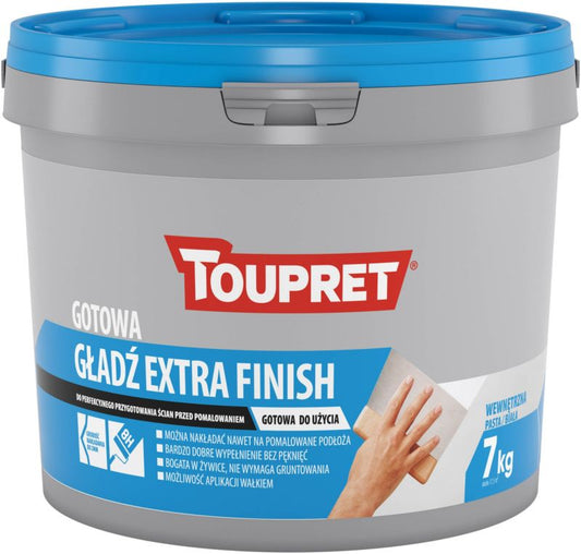 Færdigspartel Toupret Extra Finish 7 kg