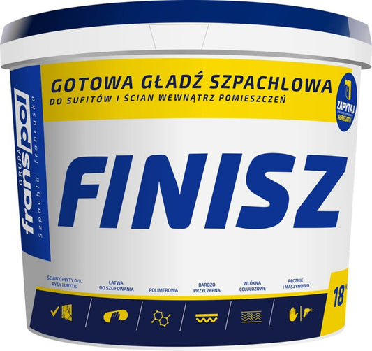 Færdig spartelmasse Finisz Franspol 18 kg