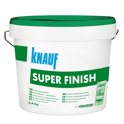 Færdigblandet Spartelmasse Super Finish 5,4 kg