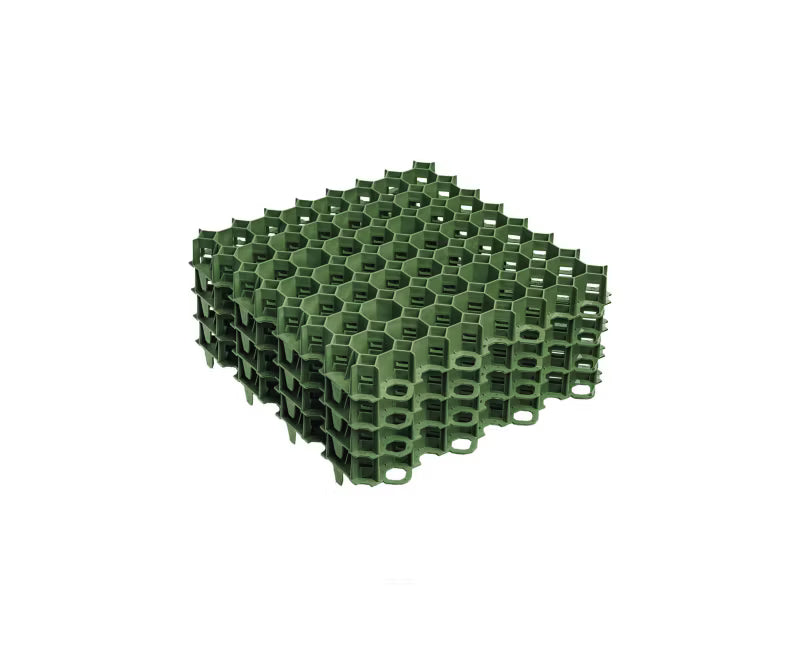 Græsarmering 50x50 cm Grøn Sæt med 4 Stk.