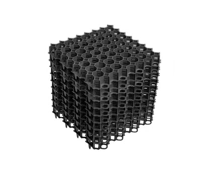 Græsarmering 50x50x4 cm Sort 20 Stk.