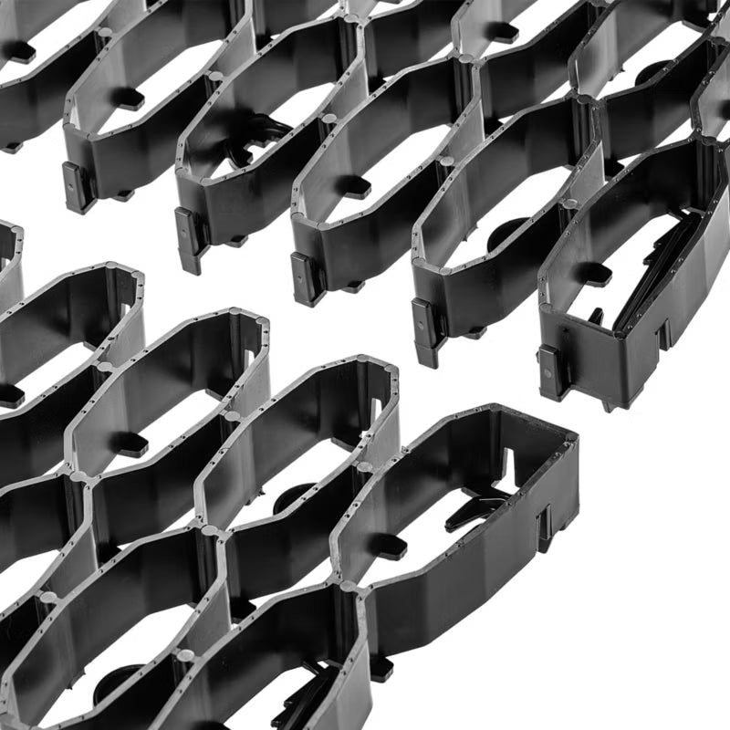 Græsarmering 47x20 cm Sort 10 Stk.