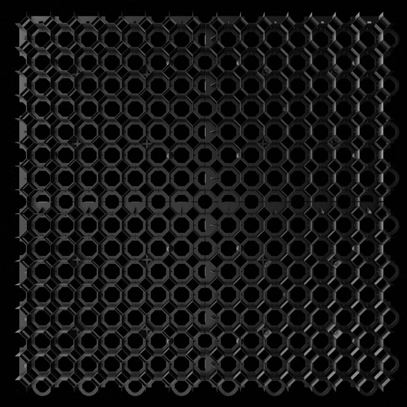 Græsarmering SG3 50x50 cm Sort 10 Stk