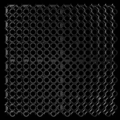 Græsarmering SG3 50x50 cm Sort 10 Stk