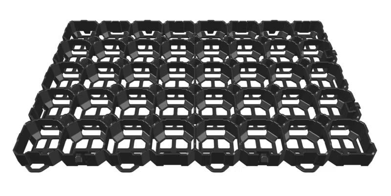 Græsarmering SG6 60x40 cm Sort 4 Stk