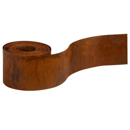 Græskant 10 m x 14 cm Stål Patina