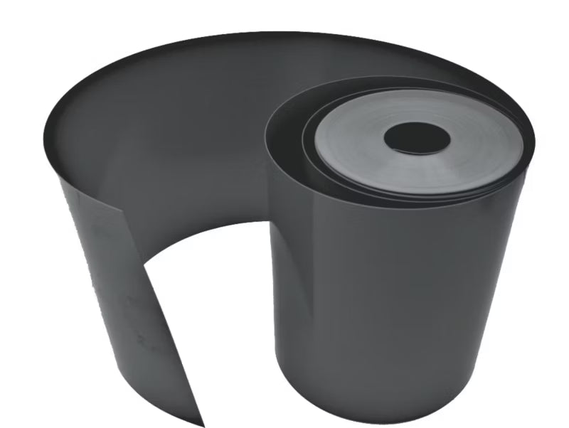 Græskant 20 cm x 50 m Grå Plast