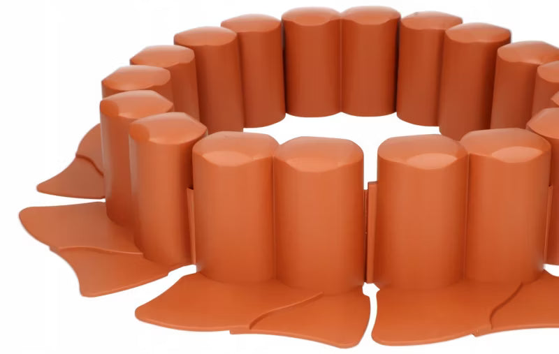 Græskant 302 cm Terracotta Plastik