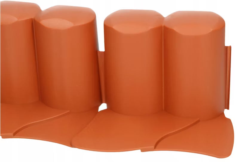 Græskant 302 cm Terracotta Plastik