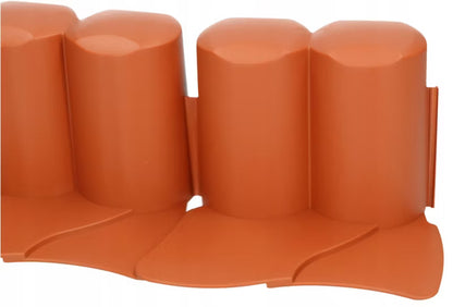 Græskant 302 cm Terracotta Plastik