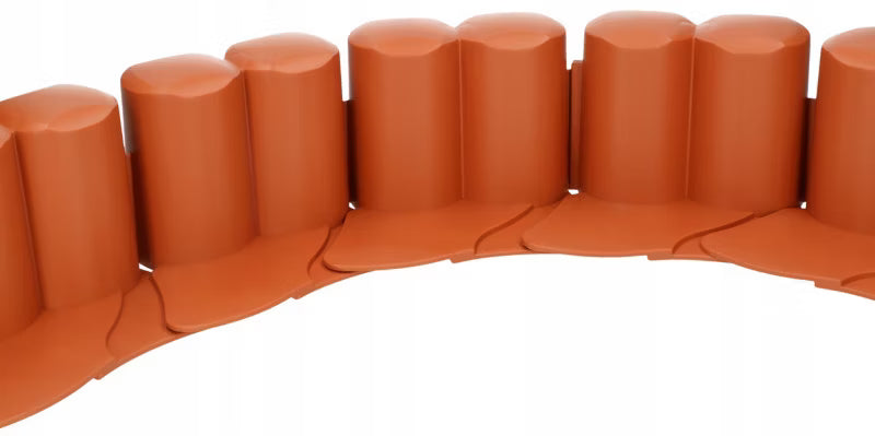 Græskant 302 cm Terracotta Plastik