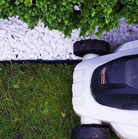 Græskant 4,5 cm 60 m Sort Plast med 200 Jordspyd