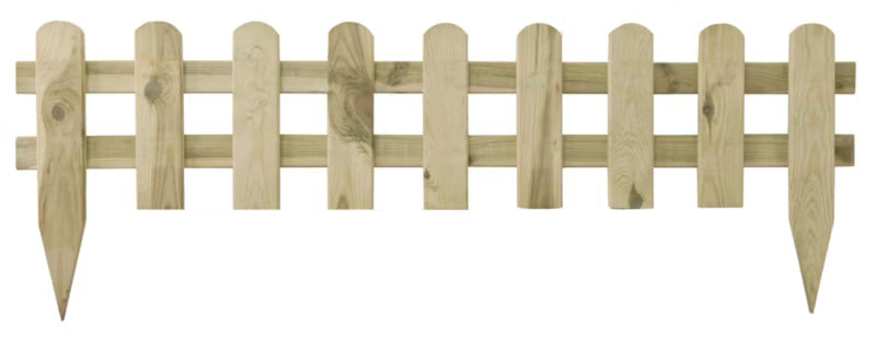 Græskant 80x20 cm Natur Fyrretræ