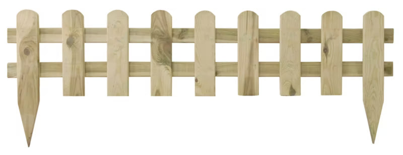 Græskant 80x20 cm Natur Fyrretræ