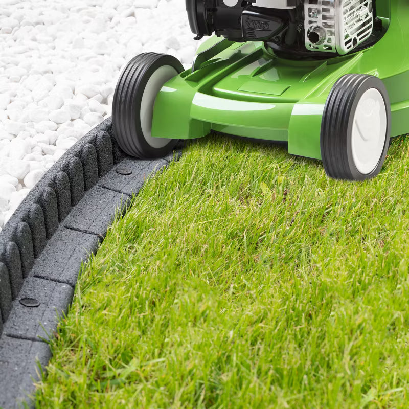 Græskant Mowing Edge 4,8 m 4 Stk 120x7x8 cm Grå