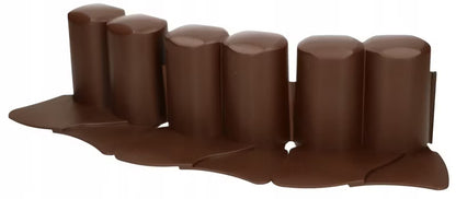 Græskant Palisade 302 cm Brun Plast