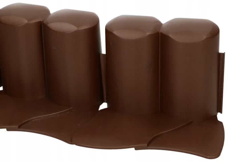 Græskant Palisade 302 cm Brun Plast
