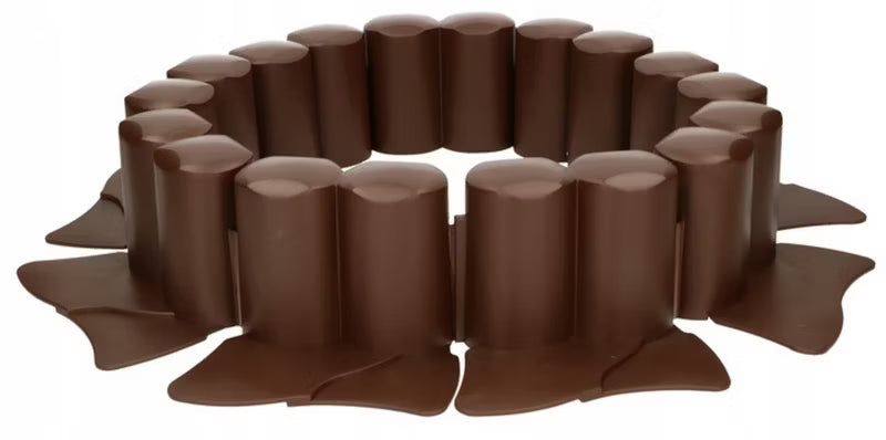 Græskant Palisade 302 cm Brun Plast