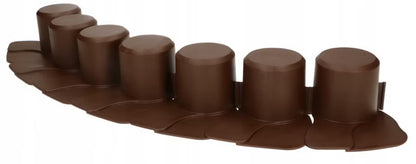Græskant Palisade 405 cm Brun Plast