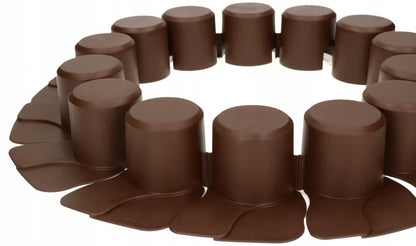 Græskant Palisade 405 cm Brun Plast