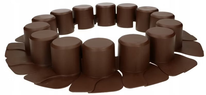 Græskant Palisade 405 cm Brun Plast