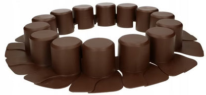 Græskant Palisade 405 cm Brun Plast