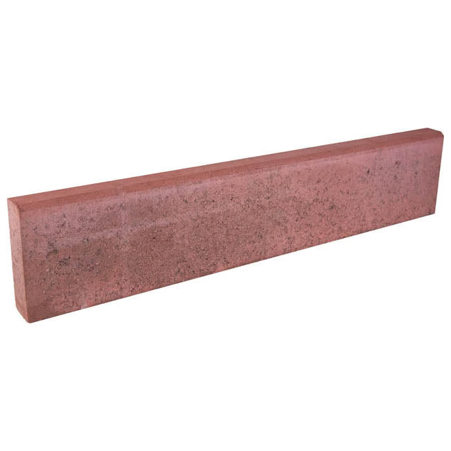 Græskantsten 100x20x6 cm Rød