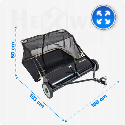 Græssamler HW-SWEEPER 96 cm 370 Liter