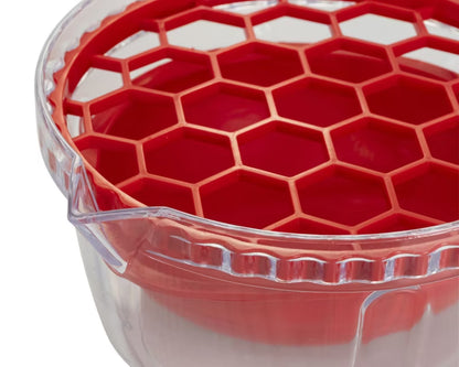 Granatæbleudskiller 0,7 Liter Transparent Rød