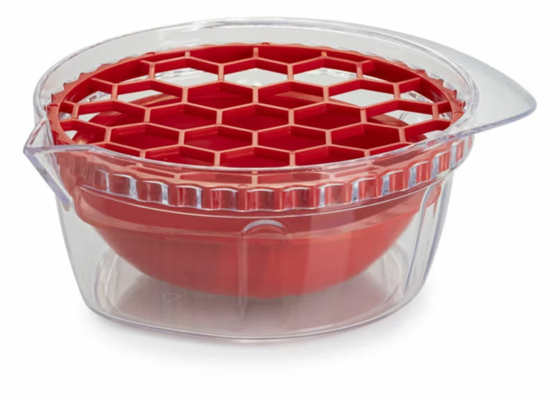 Granatæbleudskiller 0,7 Liter Transparent Rød