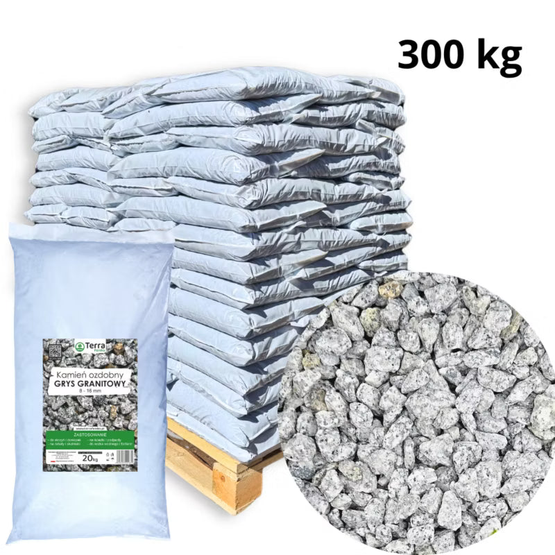 Granitskærver 8-16 mm Grå 300 kg
