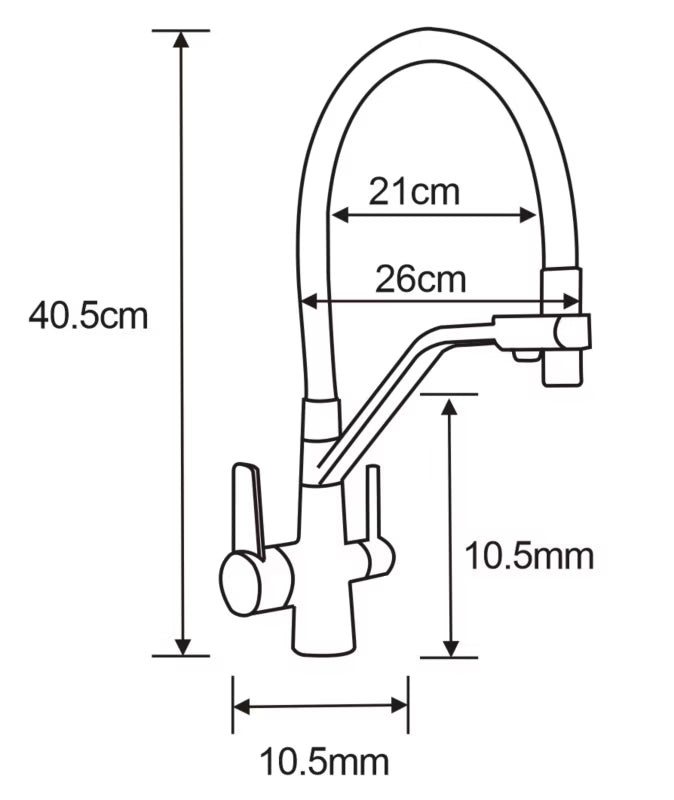 Granitvask 52x49 cm Grå 1-Kammer