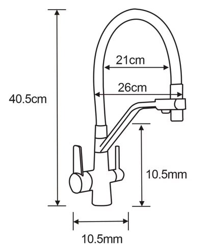 Granitvask 52x49 cm Grå 1-Kammer