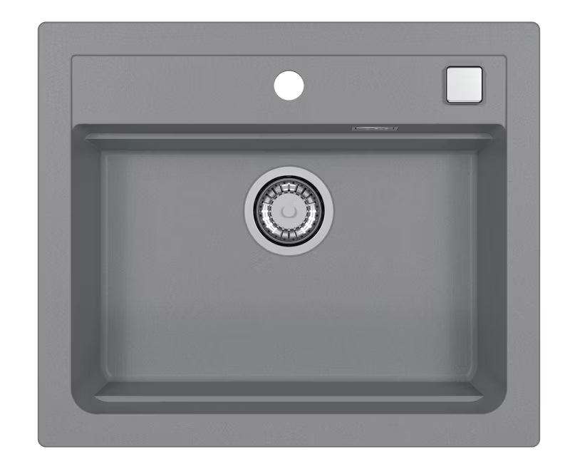 Granitvask Atrox 30 59x50 cm Beton 1-Kammer