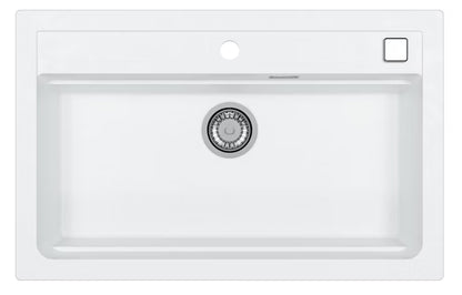 Granitvask Atrox 40 79x50 cm Hvid