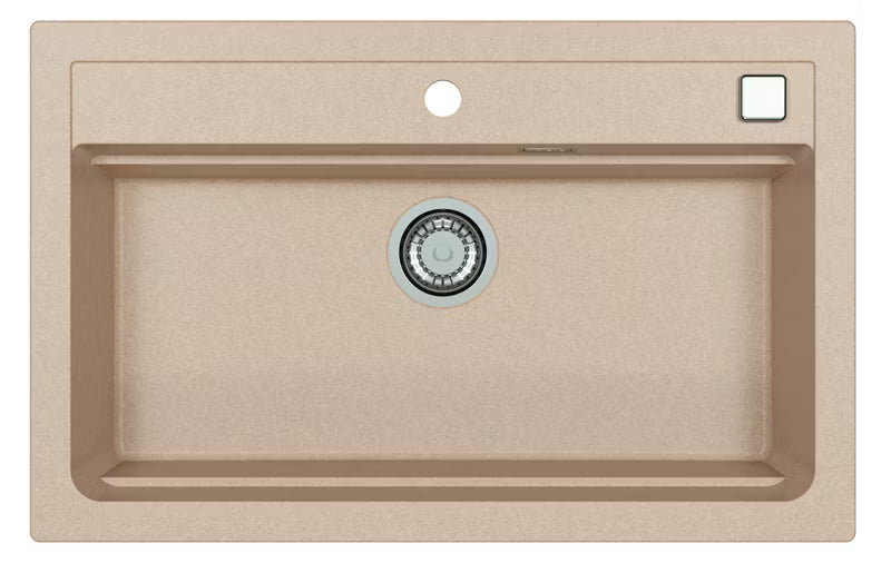 Granitvask Atrox 40 79x50 cm Sand 1-Kammer