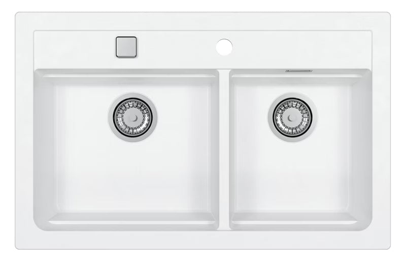 Granitvask Atrox 50 79x50 cm 2-Kammer