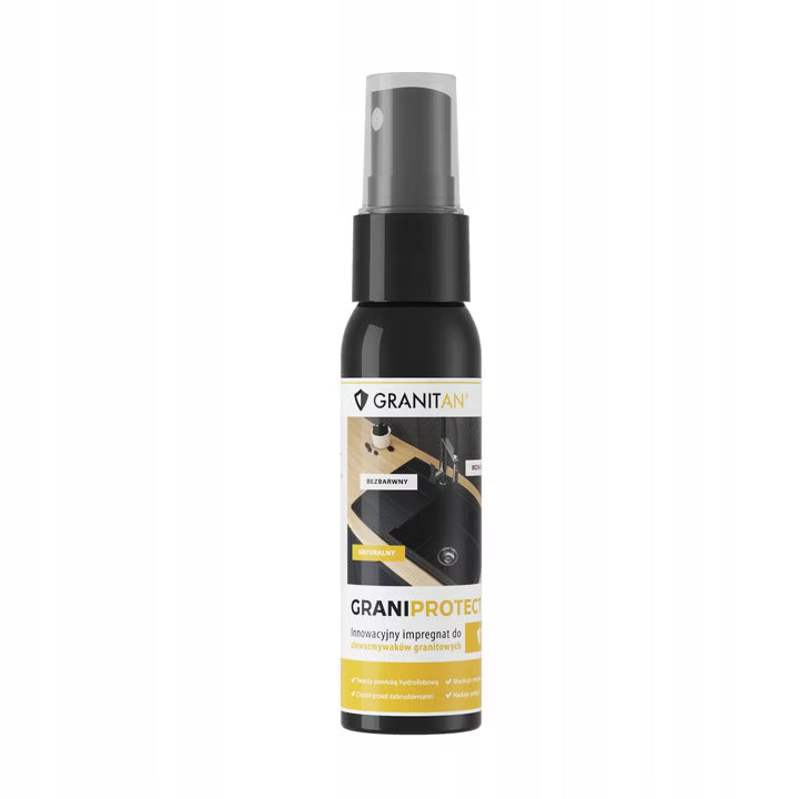 Granitvask Bello 1-Kammer 57x47 cm Sort