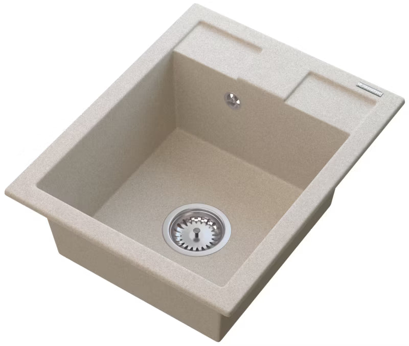 Granitvask Best 1-Kammer 50x40 cm Beige