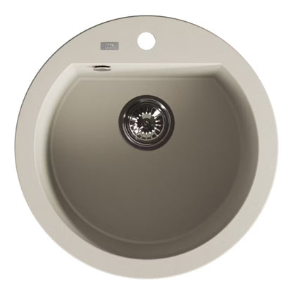 Granitvask Dafne Rund 51 cm Beige