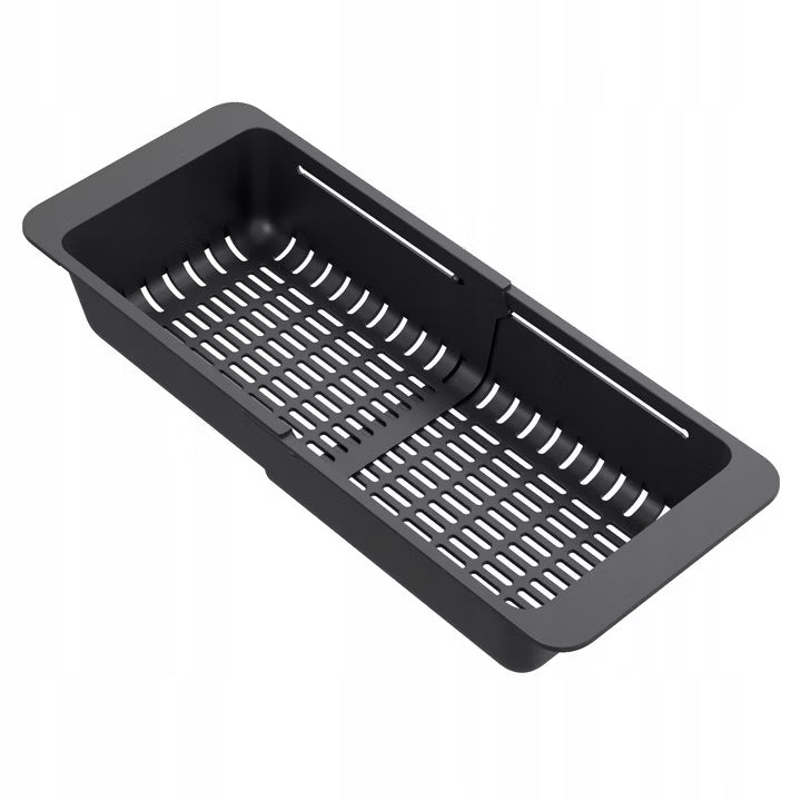 Granitvask Duet 2-Kammer 75,6x44,7 cm Sort Mat