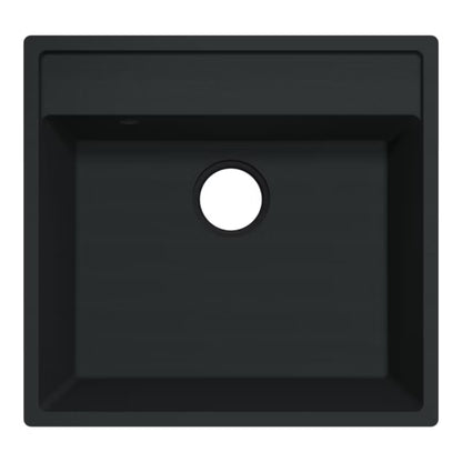 Granitvask Hirase 1-Kammer 53x53 cm Sort