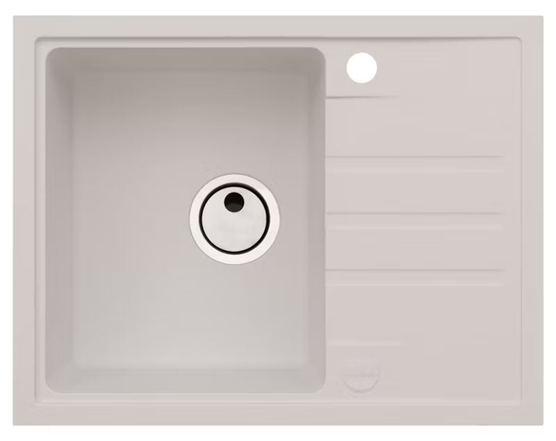 Granitvask Intermezzo 30 62x48 cm 1-Kammer Hvid