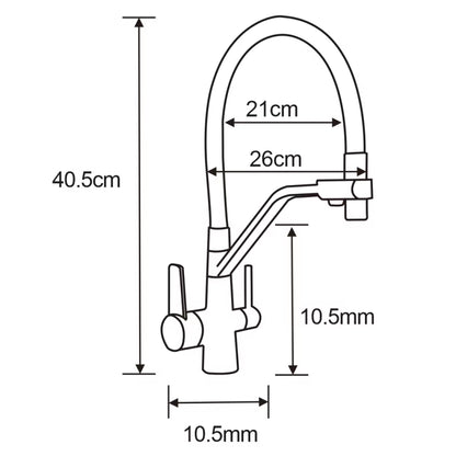 Granitvask Mario 2-Kammer Beige med Armatur