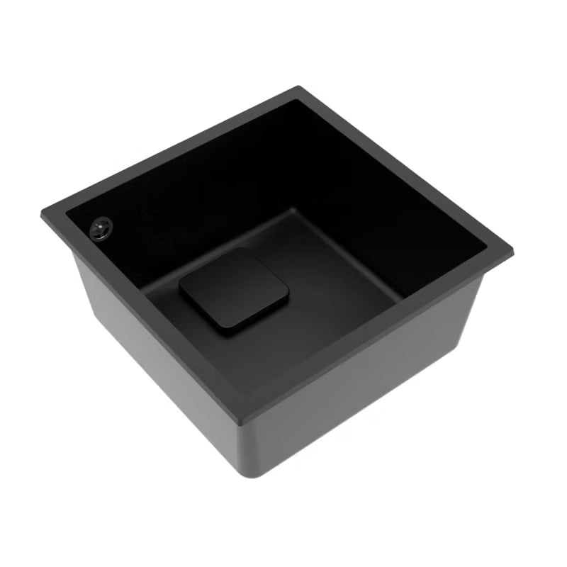 Granitvask Milo Crabo 44x44 cm Sort