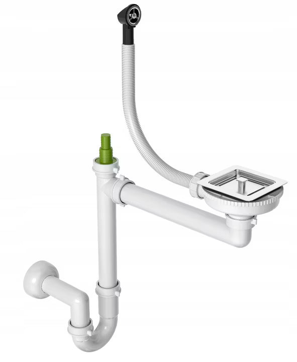 Granitvask NAPO 55 Underlimet 55x42 cm Sort