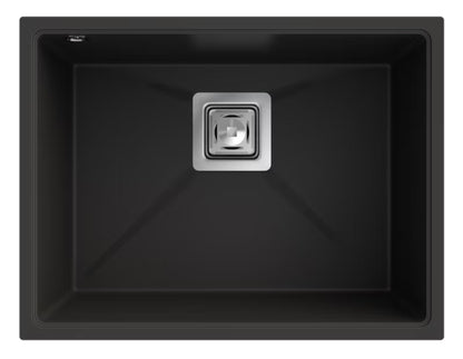 Granitvask NAPO 55 Underlimet 55x42 cm Sort