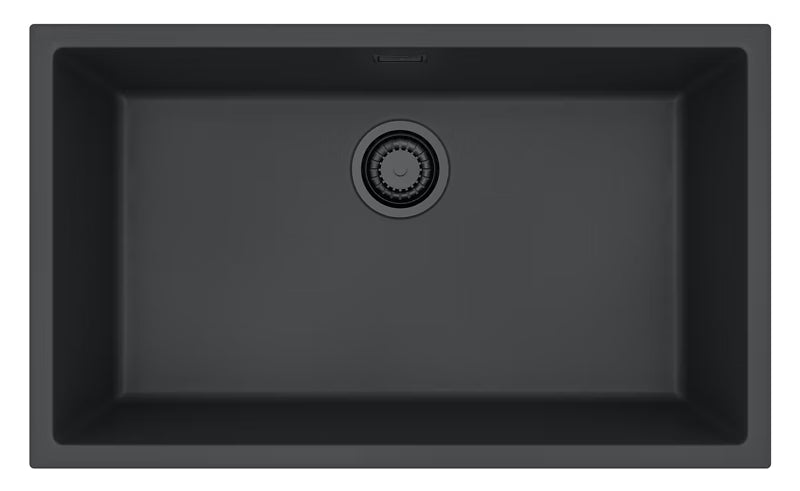 Granitvask OMNI 40 BLACK EDITION 75x45 cm Sort